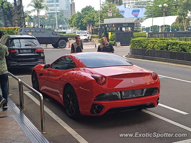 Ferrari California spotted in Jakarta, Indonesia