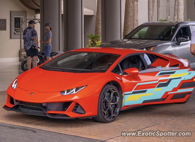 Lamborghini Huracan spotted in Amelia Island, Florida