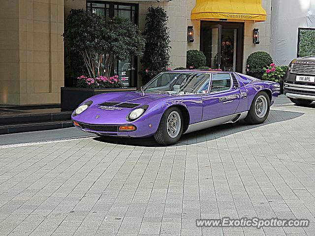 Lamborghini Miura spotted in London, United Kingdom