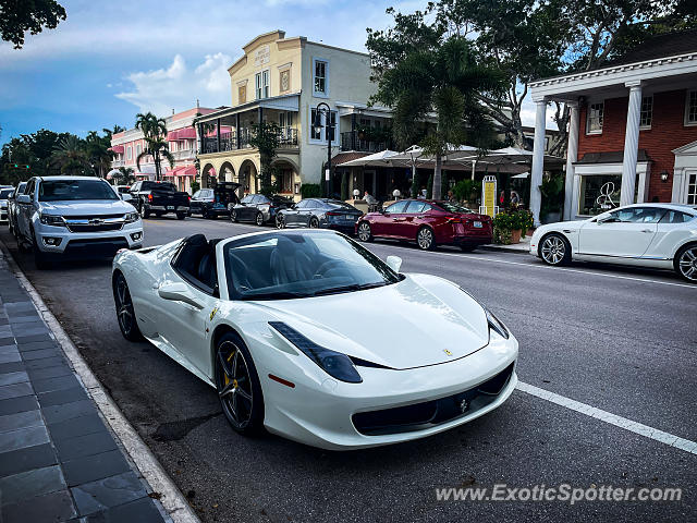 Ferrari 458 Italia spotted in Naples, Florida