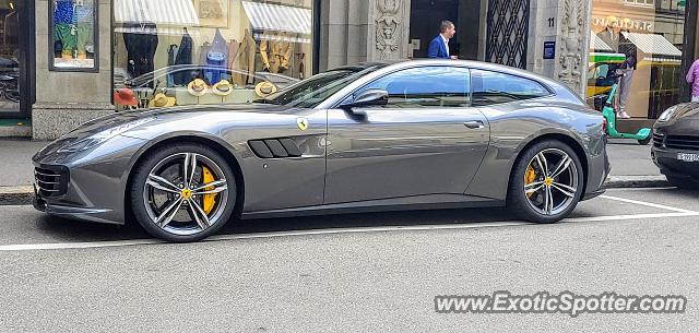 Ferrari GTC4Lusso spotted in Zürich, Switzerland