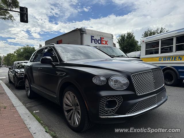 Bentley Bentayga spotted in Washington DC, United States