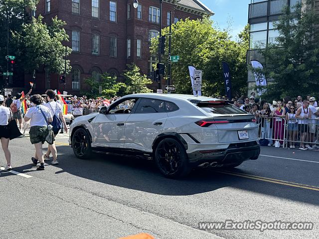 Lamborghini Urus spotted in Washington DC, United States