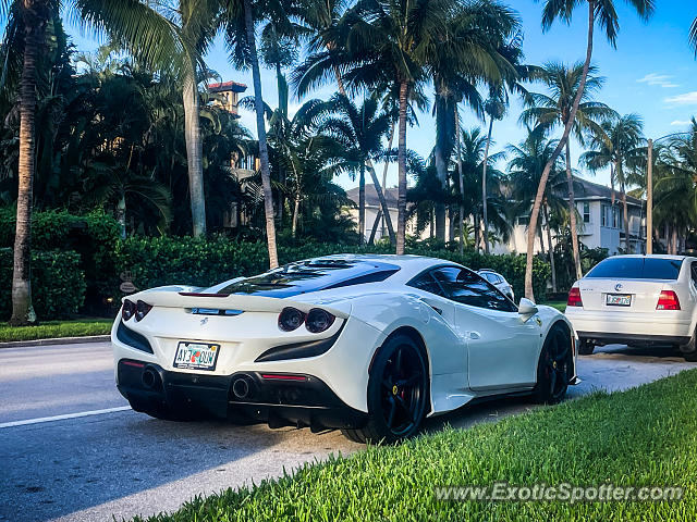 Ferrari F8 Tributo spotted in Naples, Florida