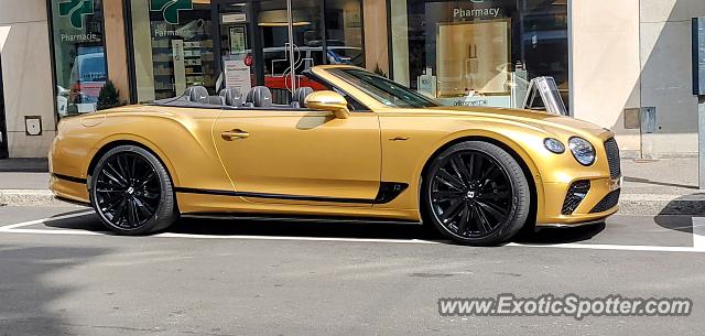 Bentley Continental spotted in Zürich, Switzerland