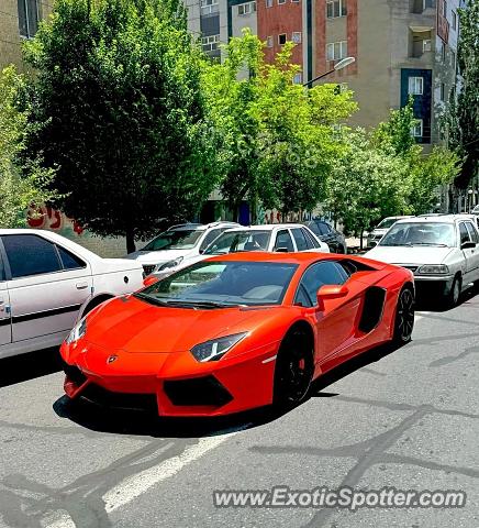 Lamborghini Aventador spotted in Tabriz, Iran