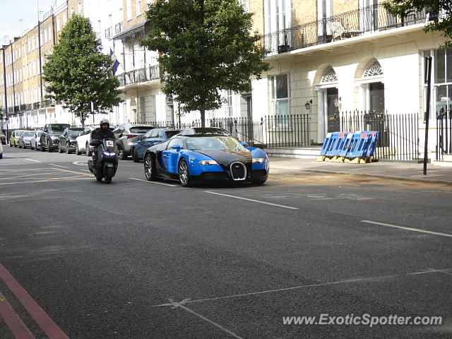 Bugatti Veyron spotted in London, United Kingdom