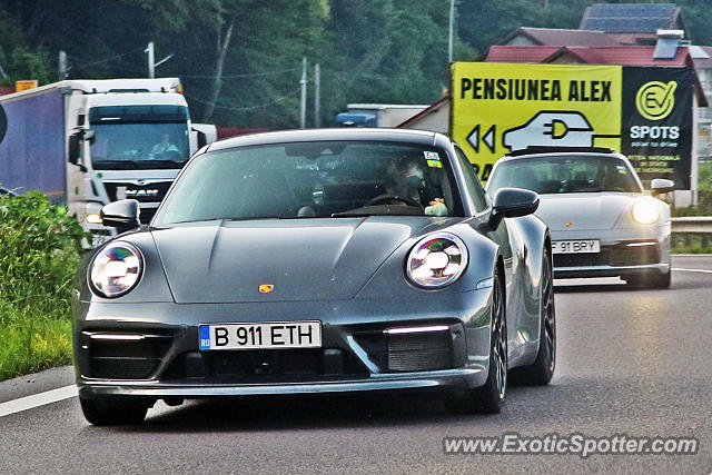 Porsche 911 spotted in Sibiu, Romania