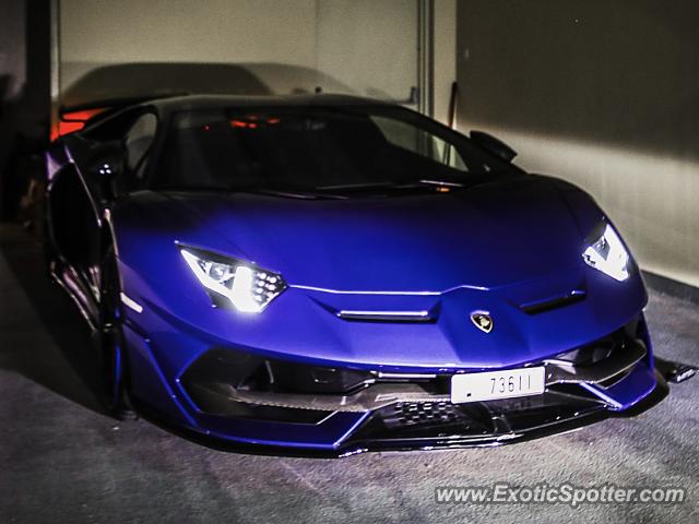 Lamborghini Aventador spotted in Dubai, United Arab Emirates