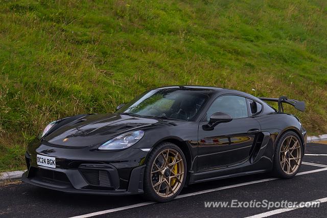 Porsche Cayman GT4 spotted in Rhos on Sea, United Kingdom