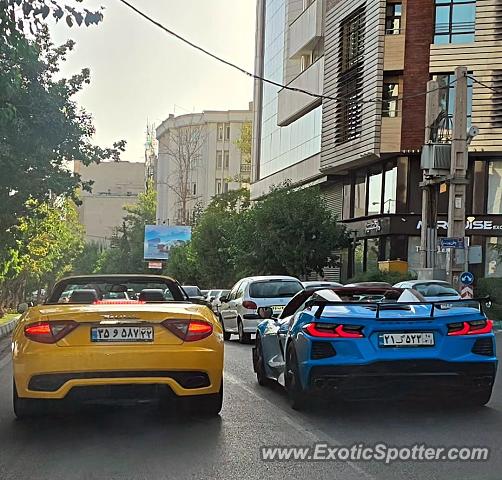 Chevrolet Corvette Z06 spotted in Tehran, Iran