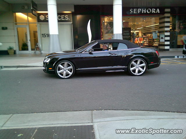 Bentley Continental spotted in Scottsdale, Arizona