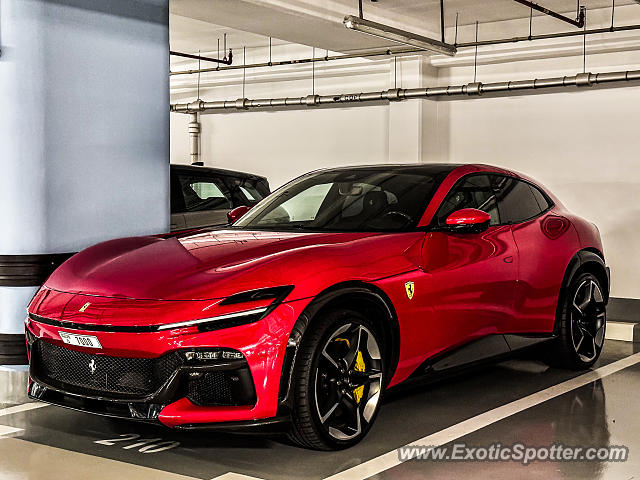 Ferrari GTC4Lusso spotted in Dubai, United Arab Emirates