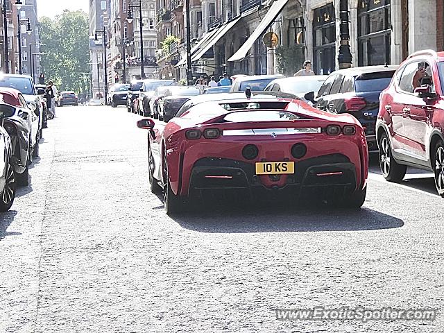 Ferrari SF90 Stradale spotted in London, United Kingdom