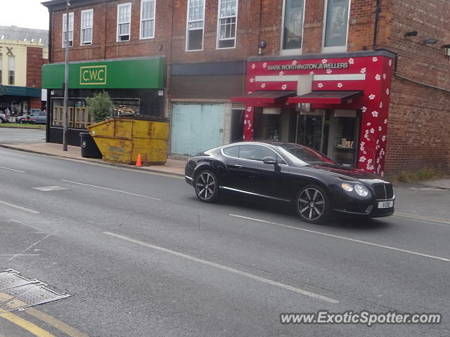 Bentley Continental spotted in Wilmslow, United Kingdom