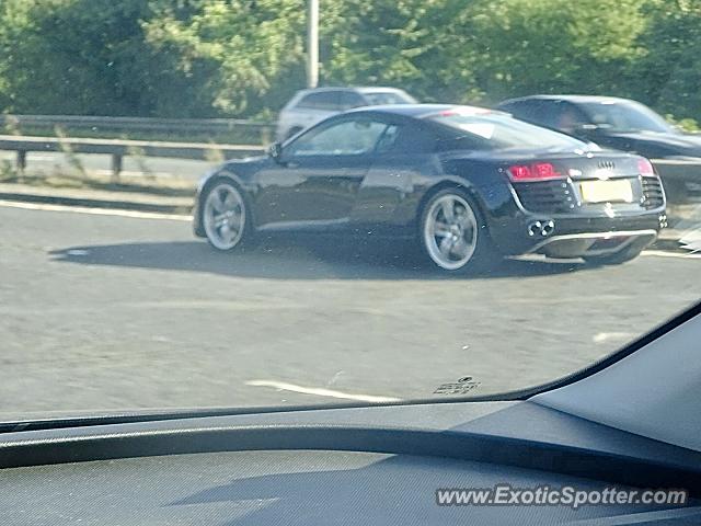 Audi R8 spotted in Motorway, United Kingdom