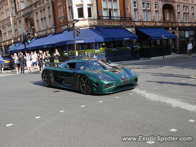 Koenigsegg Agera spotted in London, United Kingdom