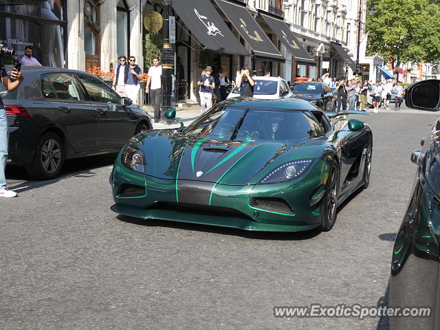 Koenigsegg Agera spotted in London, United Kingdom