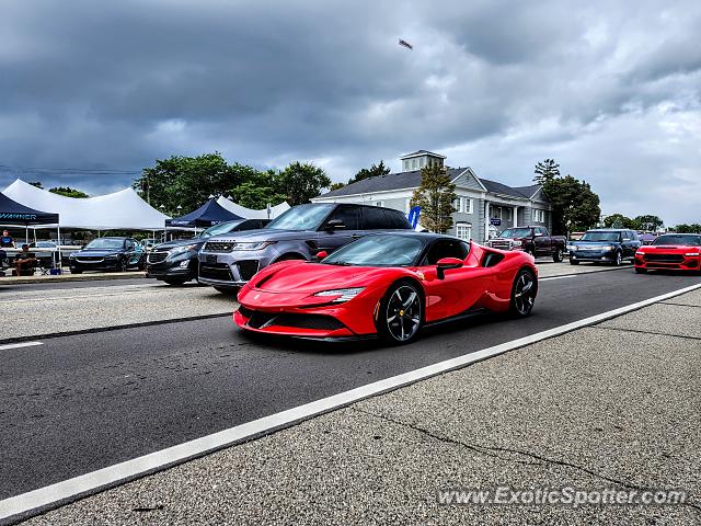 Ferrari SF90 Stradale spotted in Birmingham, Michigan