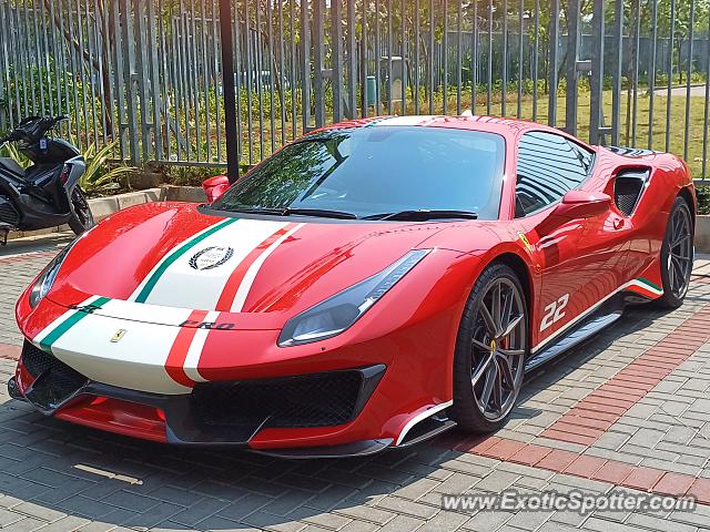 Ferrari 488 GTB spotted in Jakarta, Indonesia