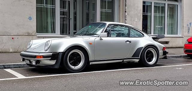 Porsche 911 Turbo spotted in Lugano, Switzerland