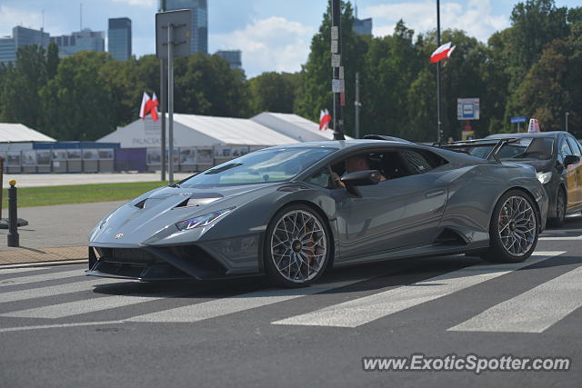 Lamborghini Huracan spotted in Warsaw, Poland