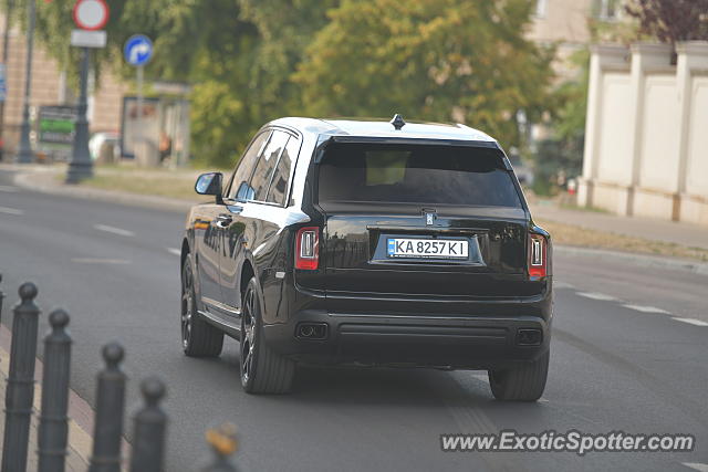 Rolls-Royce Cullinan spotted in Warsaw, Poland