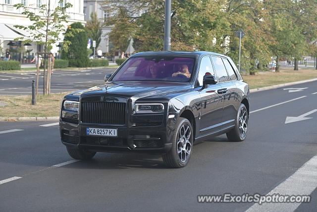 Rolls-Royce Cullinan spotted in Warsaw, Poland