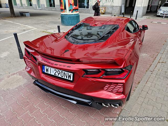 Chevrolet Corvette Z06 spotted in Warsaw, Poland