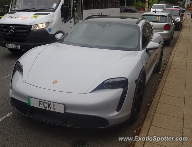 Porsche Taycan (Turbo S only) spotted in Alderley Edge, United Kingdom