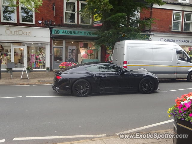 Bentley Continental spotted in Alderley Edge, United Kingdom