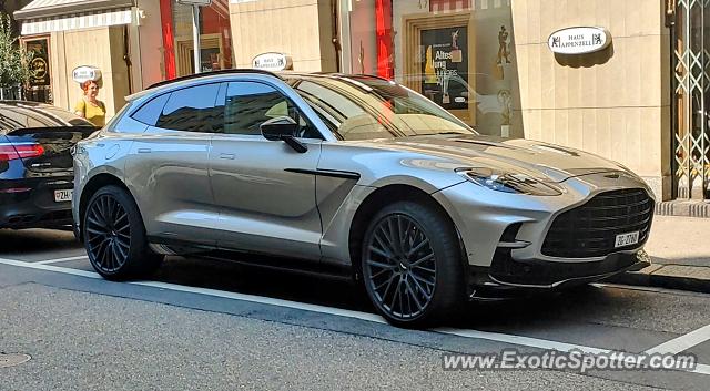 Aston Martin DBX spotted in Zurich, Switzerland