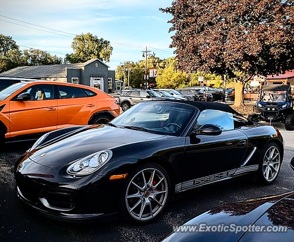 Porsche Cayman GT4 spotted in Suamico, Wisconsin