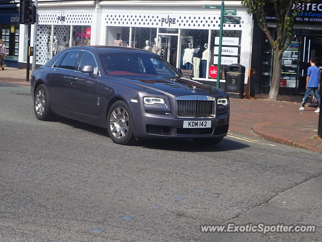 Rolls-Royce Ghost spotted in Wilmslow, United Kingdom