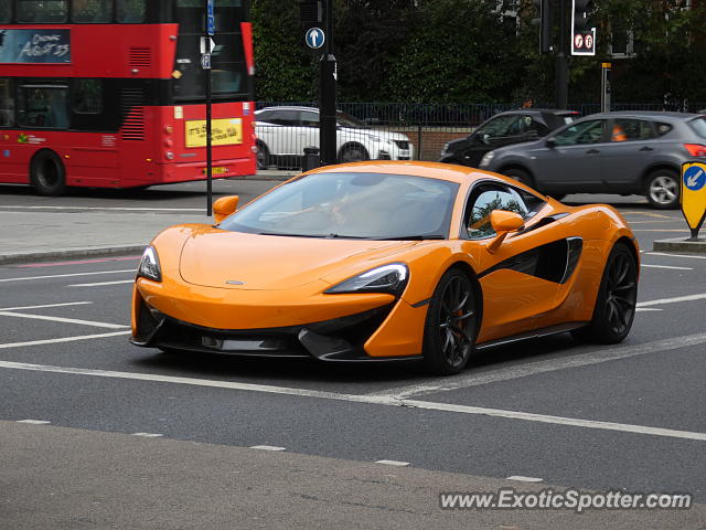 Mclaren 570S spotted in London, United Kingdom