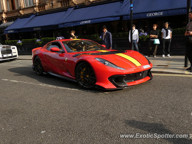 Ferrari 812 Superfast spotted in London, United Kingdom