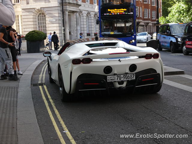 Ferrari SF90 Stradale spotted in London, United Kingdom