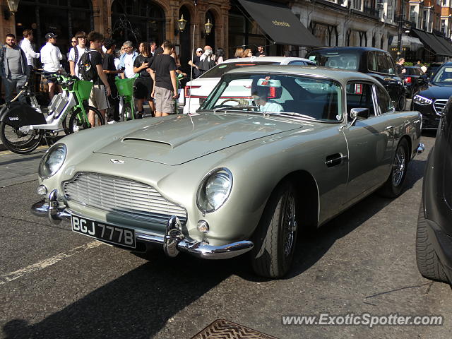 Aston Martin DB5 spotted in London, United Kingdom