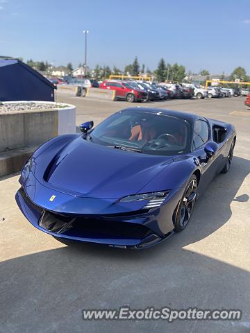 Ferrari SF90 Stradale spotted in Edmonton, Canada