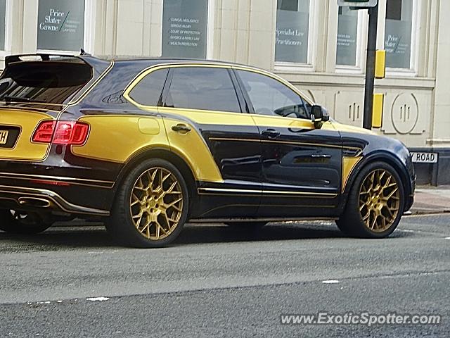 Bentley Bentayga spotted in Altrincham, United Kingdom