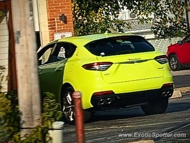 Maserati Levante spotted in Green bay, Wisconsin