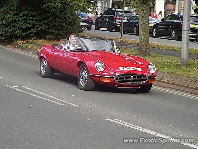 Jaguar E-Type spotted in Wilmslow, United Kingdom