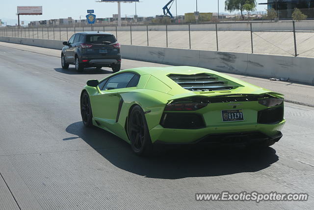 Lamborghini Aventador spotted in Las Vegas, Nevada