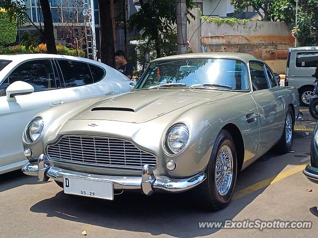 Aston Martin DB5 spotted in Jakarta, Indonesia