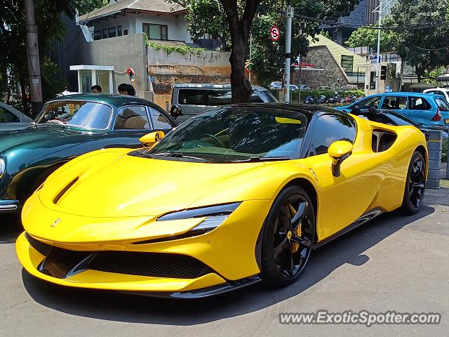 Ferrari SF90 Stradale spotted in Jakarta, Indonesia