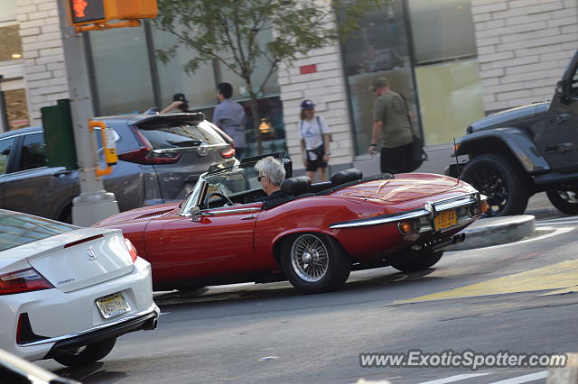 Jaguar E-Type spotted in New York, New York