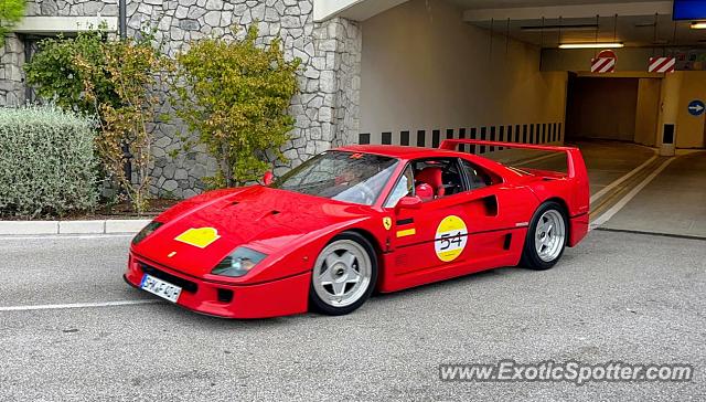 Ferrari F40 spotted in Portopiccolo Sis, Italy