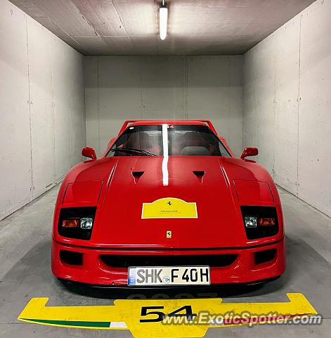 Ferrari F40 spotted in Portopiccolo Sis, Italy