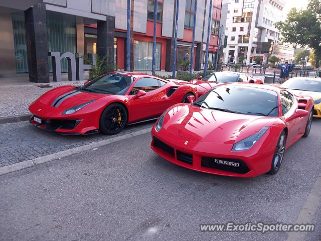 Ferrari 488 GTB spotted in Coimbra, Portugal