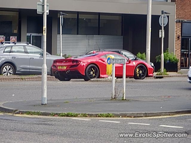 Ferrari F8 Tributo spotted in Wilmslow, United Kingdom